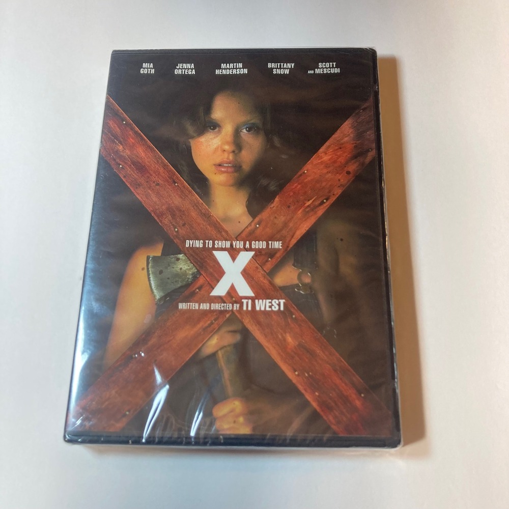 X Ti West Horror Movie DVD Mia Goth New Sealed